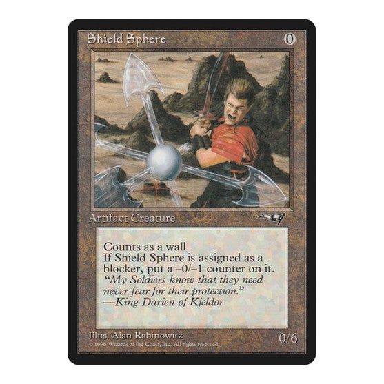 Shield Sphere (ALL) #172 Uncommon Alliances Magic: The Gathering: 1996