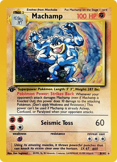 Machamp 8 102 (PR) #008/102 Holo Rare Deck Exclusives Pokemon: 2016