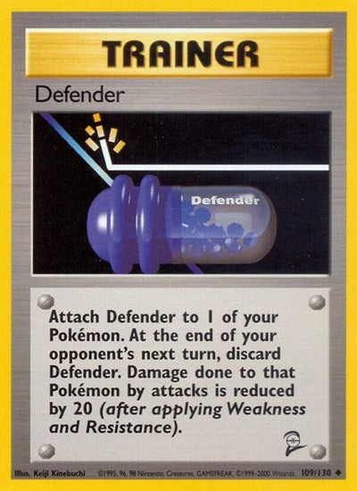 Defender (BS2) #109/130 Uncommon (Lightly Played) Base Set 2 Pokemon: 2000