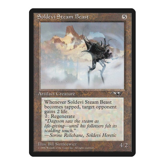 Soldevi Steam Beast (ALL) #178 Common (Lightly Played) Alliances Magic: The Gathering: 1996