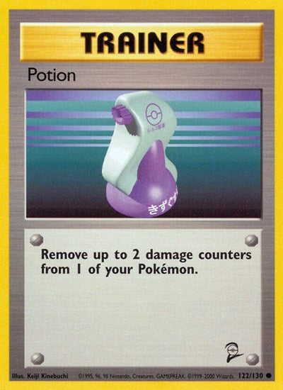 Potion (BS2) #122/130 Common (Lightly Played) Base Set 2 Pokemon: 2000
