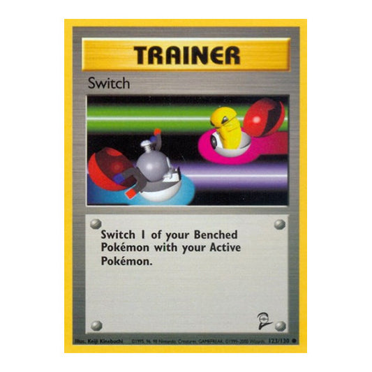 Switch (BS2) #123/130 Common Base Set 2 Pokemon: 2000