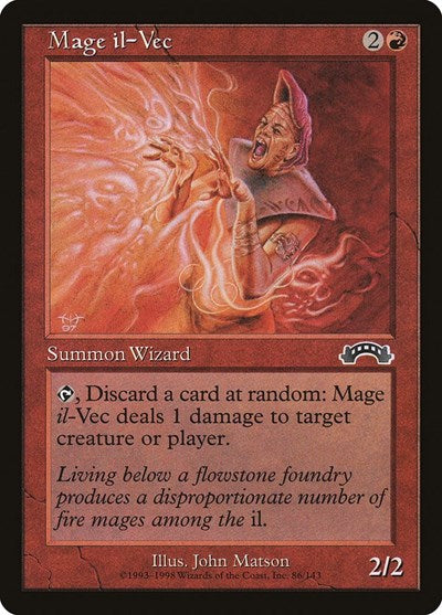 Mage il Vec (EXO) #86 Common Exodus Magic: 1998