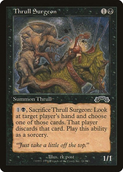 Thrull Surgeon (EXO) #76 Common (Lightly Played) Exodus Magic: The Gathering: 1998