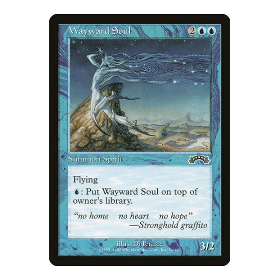Wayward Soul (EXO) #51 Common (Lightly Played) Exodus Magic: The Gathering: 1998