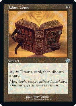 Jalum Tome (BRR) #24 Uncommon (Lightly Played) The Brothers' War: Retro Frame Artifacts Magic: 2022