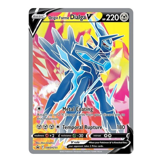Origin Forme Dialga V (SWSD) #SWSH255 Promo (Holofoil Near Mint) SWSH: Sword & Shield Promo Cards Pokemon: 2019