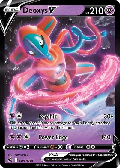 Deoxys V - SWSH266 (SWSD) #SWSH266 Promo (Holofoil Near Mint) SWSH: Sword & Shield Promo Cards Pokemon: 2019