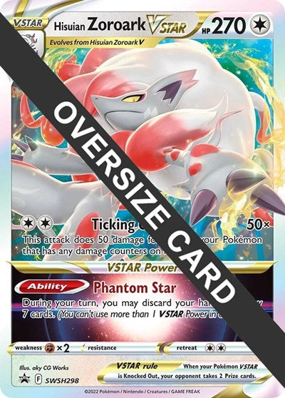 Hisuian Zoroark VSTAR SWSH298 (PR) #SWSH298 Promo Jumbo Cards Pokemon: 2015
