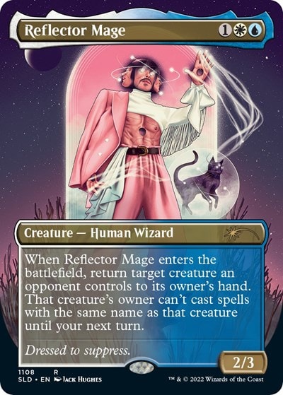 Reflector Mage (Borderless) (SLD) #1108 Rare (Foil Near Mint) Secret Lair Drop Series Magic: The Gathering: 2026