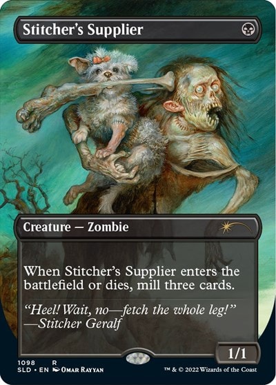 Stitcher's Supplier (Borderless) (SLD) #1098 Rare (Foil Near Mint) Secret Lair Drop Series Magic: The Gathering: 2026
