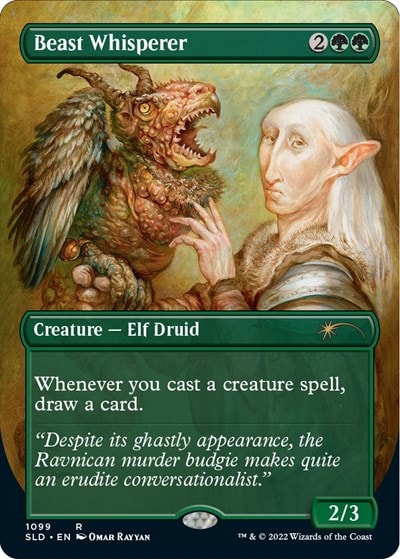 Beast Whisperer (Borderless) (SLD) #1099 Rare (Foil Near Mint) Secret Lair Drop Series Magic: The Gathering: 2026