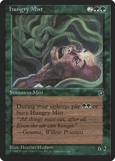 Hungry Mist (HML) #88a Common (Moderately Played) Homelands Magic: The Gathering: 1995