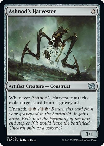 Ashnods Harvester (BRO) #117 Uncommon (Lightly Played) The Brothers' War Magic: 2022