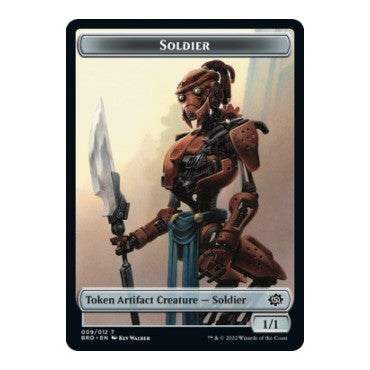 Soldier Token (009) (BRO) #9 Token (Lightly Played) The Brothers' War Magic: The Gathering: 2022