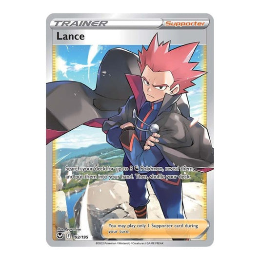 Lance (Full Art) (SWSH12) #192/195 Ultra Rare (Holofoil Near Mint) SWSH12: Silver Tempest Pokemon: 2022