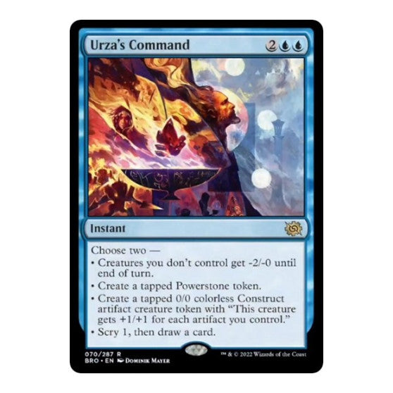 Urzas Command (BRO) #70 Rare (Lightly Played) The Brothers' War Magic: The Gathering: 2022