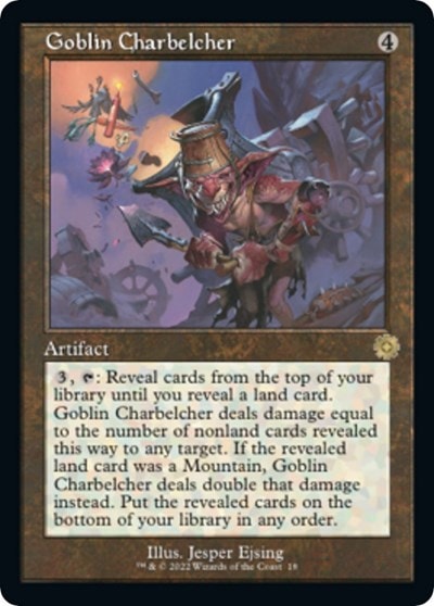 Goblin Charbelcher (BRR) #18 Rare (Lightly Played) The Brothers' War: Retro Frame Artifacts Magic: The Gathering: 2022