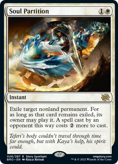 Soul Partition (BRO) #26 Rare (Foil Near Mint) The Brothers' War Magic: The Gathering: 2022