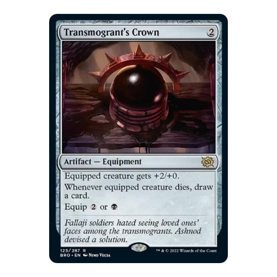 Transmogrants Crown (BRO) #125 Rare (Lightly Played) The Brothers' War Magic: The Gathering: 2022