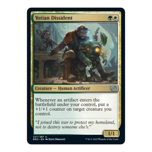 Yotian Dissident (BRO) #227 Uncommon (Lightly Played) The Brothers' War Magic: The Gathering: 2022