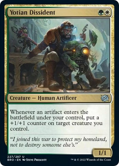 Yotian Dissident (BRO) #227 Uncommon (Lightly Played) The Brothers' War Magic: The Gathering: 2022