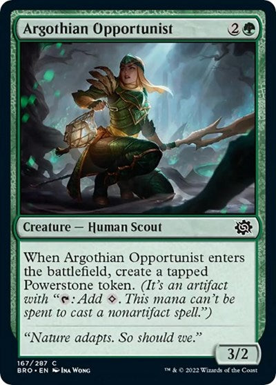 Argothian Opportunist (BRO) #167 Common The Brothers' War Magic: The Gathering: 2022
