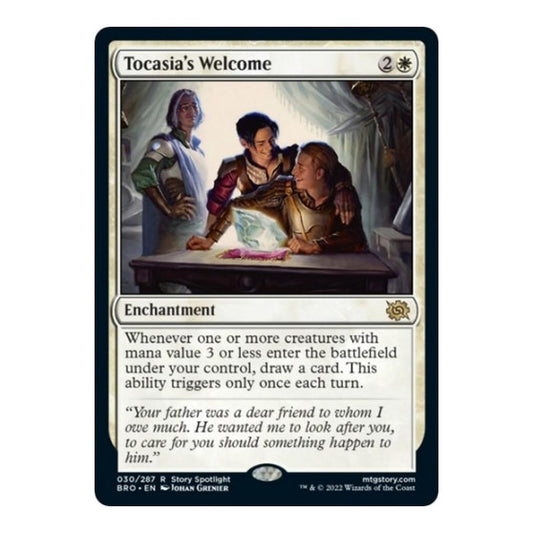 Tocasia's Welcome (BRO) #30 Rare The Brothers' War Magic: The Gathering: 2022