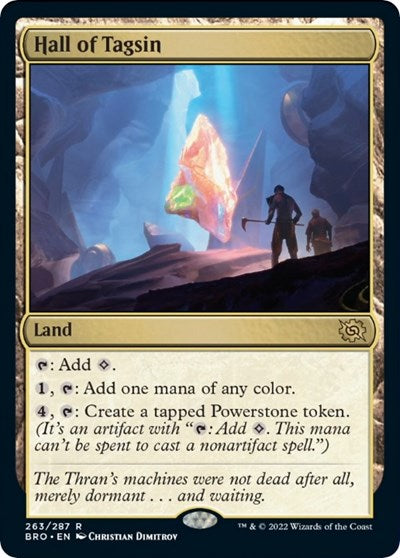 Hall of Tagsin (BRO) #263 Rare (Lightly Played) The Brothers' War Magic: The Gathering: 2022