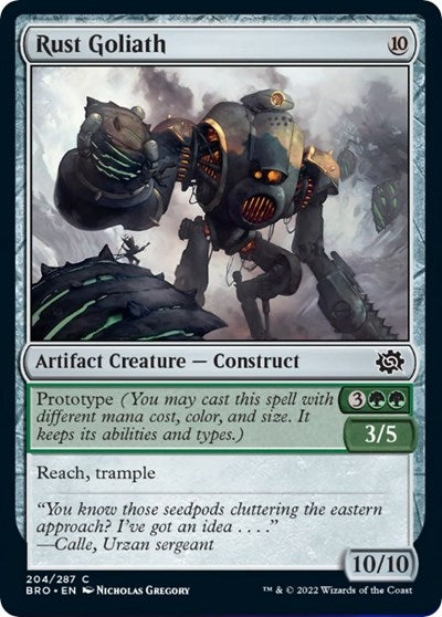 Rust Goliath (BRO) #204 Common The Brothers' War Magic: The Gathering: 2022