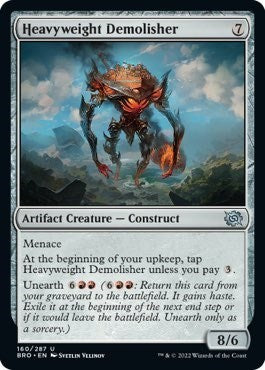 Heavyweight Demolisher (BRO) #160 Uncommon The Brothers' War Magic: The Gathering: 2022