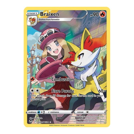 Braixen (SWSH12: TG) #TG01/TG30 Ultra Rare SWSH12: Silver Tempest Trainer Gallery Pokemon: 2022