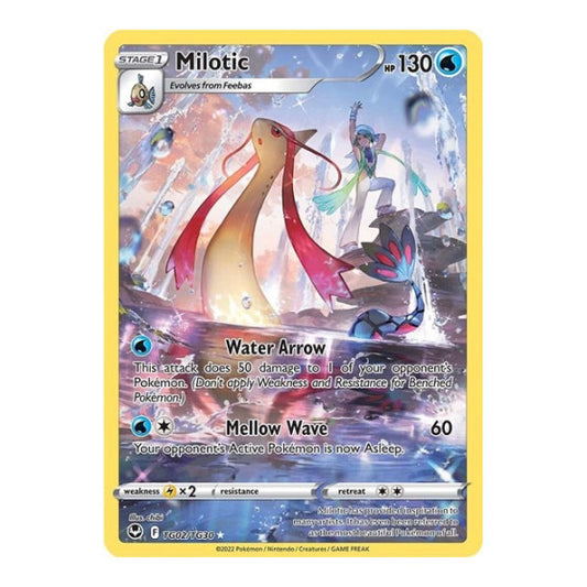 Milotic (SWSH12: TG) #TG02/TG30 Ultra Rare (Holofoil Near Mint) SWSH12: Silver Tempest Trainer Gallery Pokemon: 2022