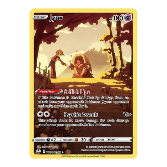 Jynx (SWSH12: TG) #TG04/TG30 Ultra Rare (Holofoil Near Mint) SWSH12: Silver Tempest Trainer Gallery Pokemon: 2022