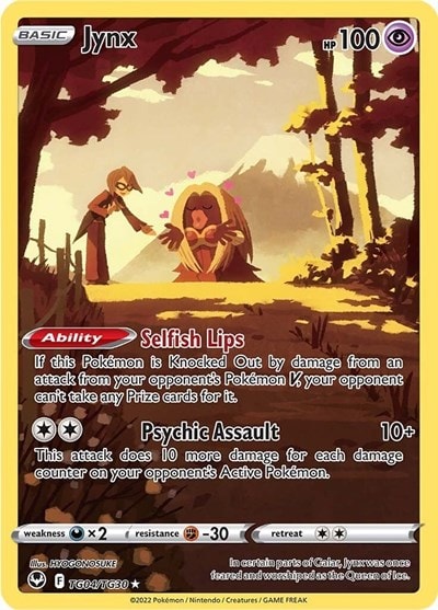 Jynx (SWSH12: TG) #TG04/TG30 Ultra Rare (Holofoil Near Mint) SWSH12: Silver Tempest Trainer Gallery Pokemon: 2022