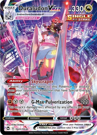 Duraludon VMAX (SWSH12: TG) #TG21/TG30 Ultra Rare (Holofoil Damaged) SWSH12: Silver Tempest Trainer Gallery Pokemon: 2022