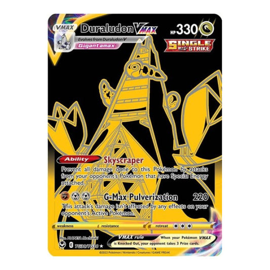 Duraludon VMAX (Secret) (SWSH12: TG) #TG30/TG30 Secret Rare (Holofoil Near Mint) SWSH12: Silver Tempest Trainer Gallery Pokemon: 2022