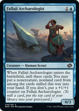 Fallaji Archaeologist (BRO) #48 Common (Lightly Played) The Brothers' War Magic: 2022