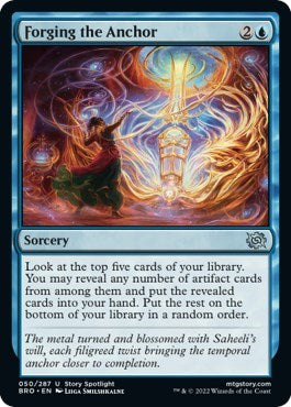 Forging the Anchor (BRO) #50 Uncommon (Lightly Played) The Brothers' War Magic: 2022