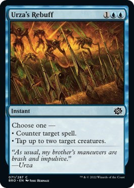 Urzas Rebuff (BRO) #71 Common (Lightly Played) The Brothers' War Magic: 2022