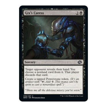 Gix's Caress (BRO) #96 Common (Lightly Played) The Brothers' War Magic: The Gathering: 2022
