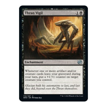 Thran Vigil (BRO) #114 Uncommon (Lightly Played) The Brothers' War Magic: The Gathering: 2022