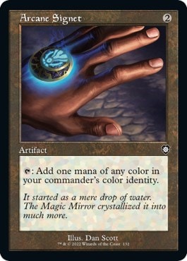 Arcane Signet Retro Frame (BRC) #132 Common (Lightly Played) Commander: The Brothers' War Magic: The Gathering: 2022