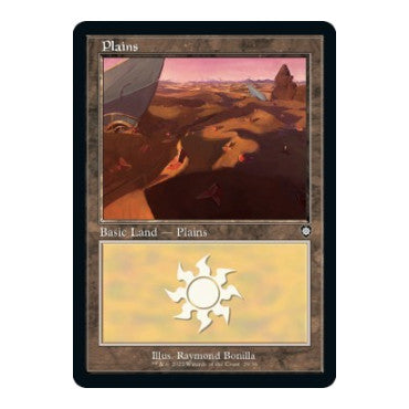 Plains (29) (Retro Frame) (BRC) #29 Land (Lightly Played) Commander: The Brothers' War Magic: The Gathering: 2022