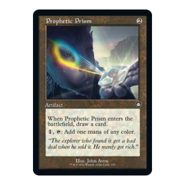 Prophetic Prism Retro Frame (BRC) #155 Common (Lightly Played) Commander: The Brothers' War Magic: The Gathering: 2022