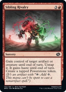 Sibling Rivalry (BRO) #152 Common (Lightly Played) The Brothers' War Magic: The Gathering: 2022