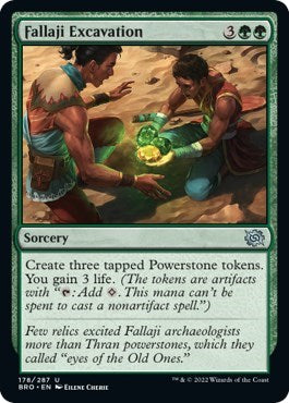 Fallaji Excavation (BRO) #178 Uncommon (Lightly Played) The Brothers' War Magic: 2022