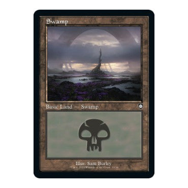 Swamp (33) (Retro Frame) (BRC) #33 Land (Lightly Played) Commander: The Brothers' War Magic: The Gathering: 2022