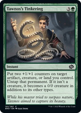 Tawnoss Tinkering (BRO) #191 Common (Lightly Played) The Brothers' War Magic: 2022