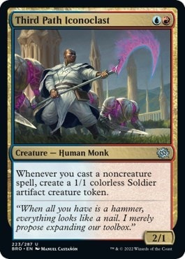 Third Path Iconoclast (BRO) #223 Uncommon (Lightly Played) The Brothers' War Magic: The Gathering: 2022